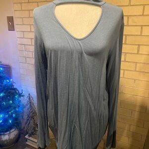 Elegant Blue Women's Top
